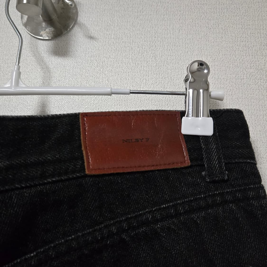 닐바이피 블랙 데님팬츠 /여성 팬츠/여성 바지  상품이미지6