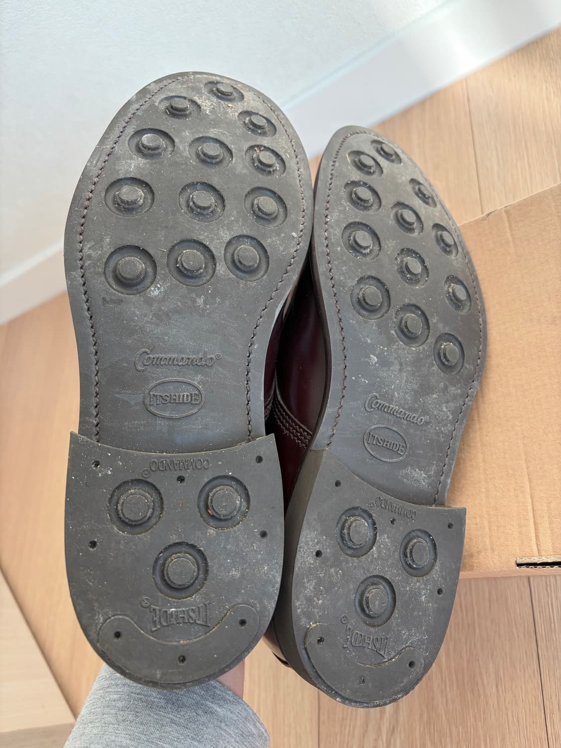 [UK7.5/265]샌더스 밀리터리더비 버건디(1128R) 상품이미지4