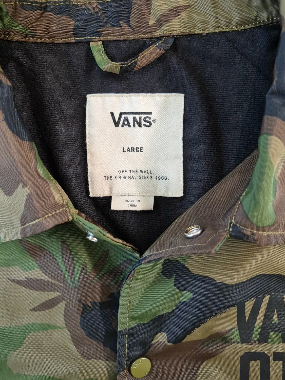 Vans Raglan Coach Jacket
[L] 상품이미지3