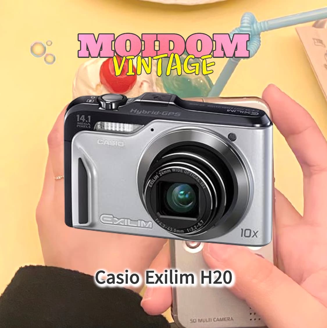 작례⭕️ 카시오 H20 실버 Casio 디카 카메라 상품이미지1