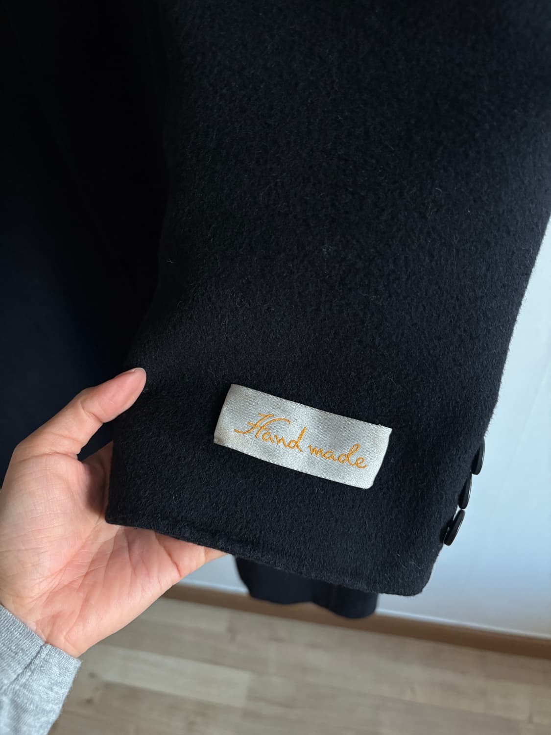 핸드메이드 울100% 코트 상품이미지6