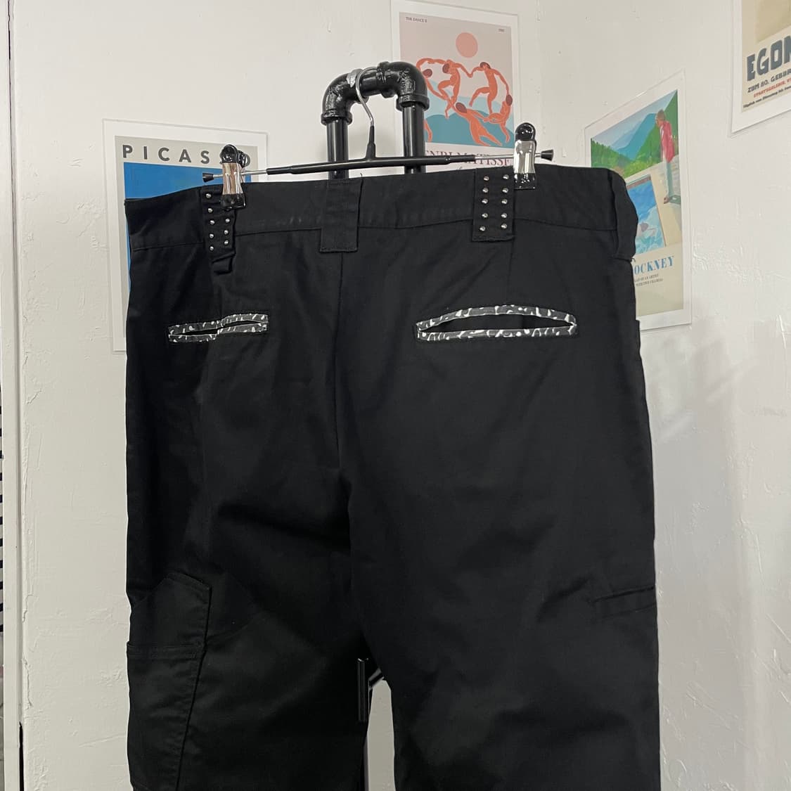 펑크 디테일 와이드 팬츠 상품이미지6