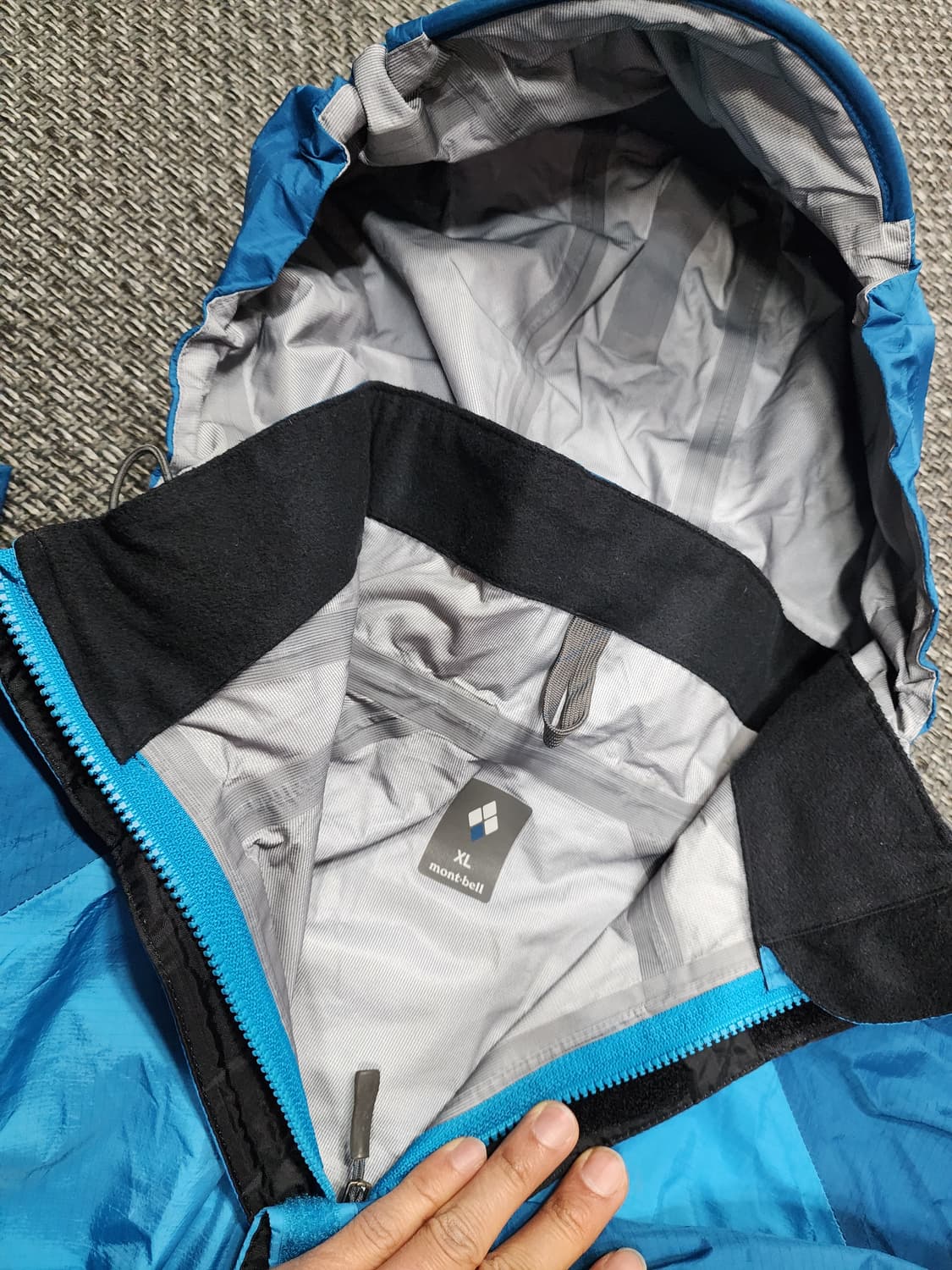 몽벨 썬더패스 바람막이 자켓 XL사이즈 상품이미지4
