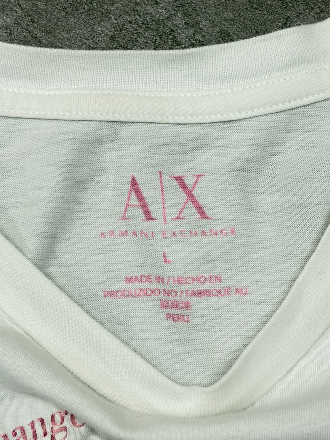 아르마니 익스체인지 큐빅 반팔티 상품이미지6