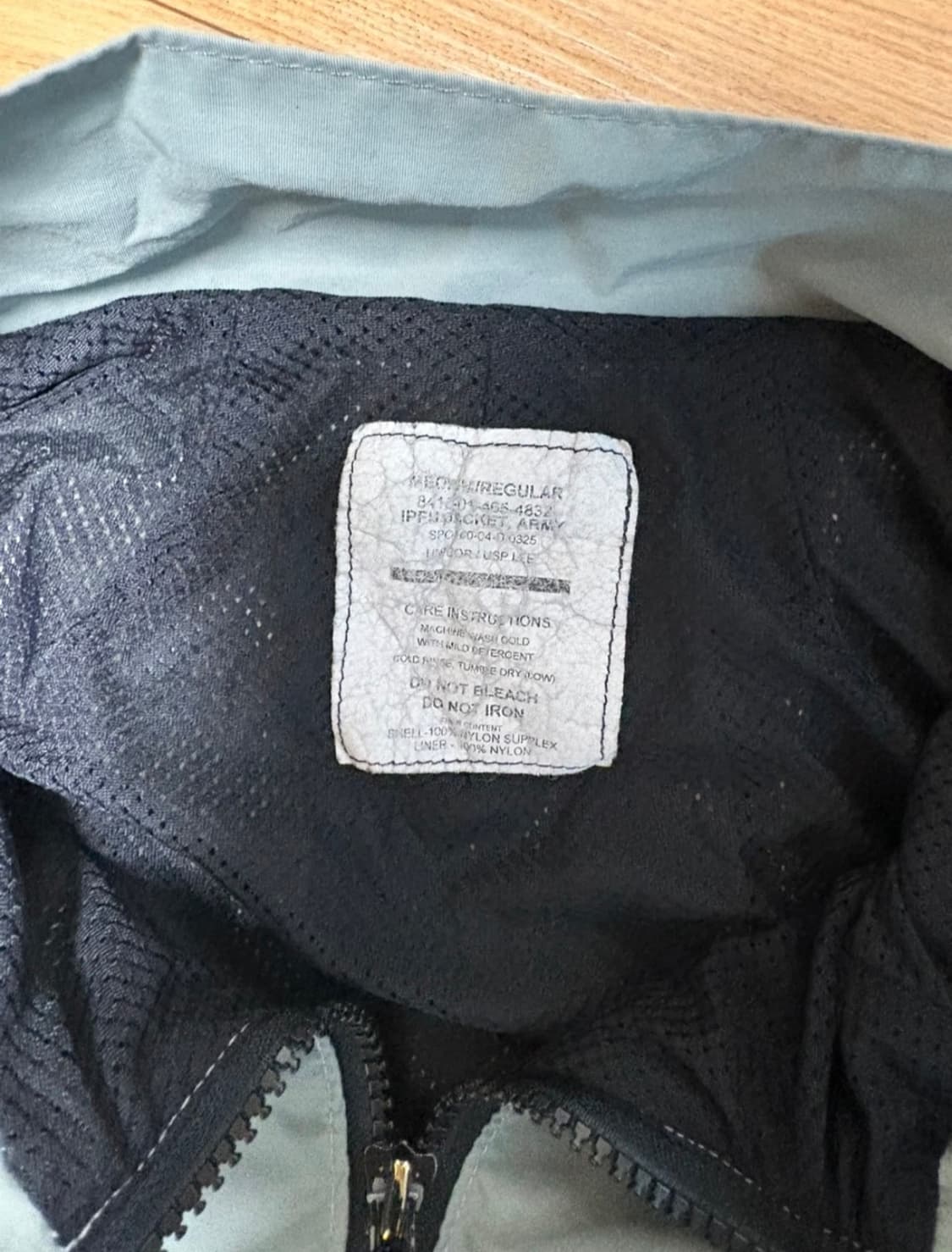 미군 IPFU 바람막이 자켓 M-L 상품이미지2