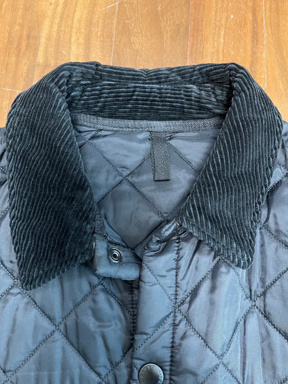 Barbour (바버) 리데스데일 헤리티지 퀼팅 경량 패딩 자켓 XL 상품이미지3