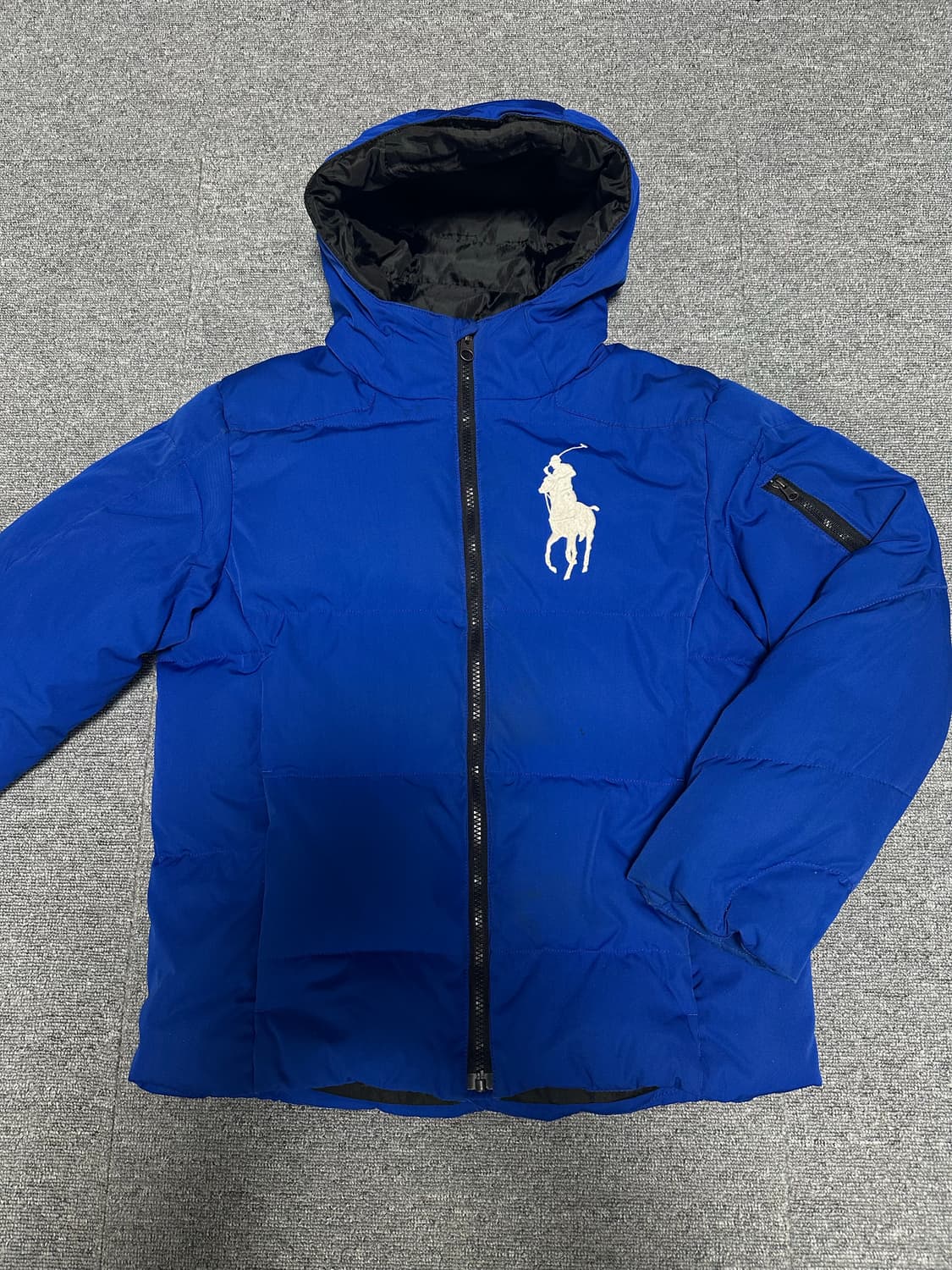 폴로 빅포니 후드 다운 패딩 보이즈L (44-55) 상품이미지1