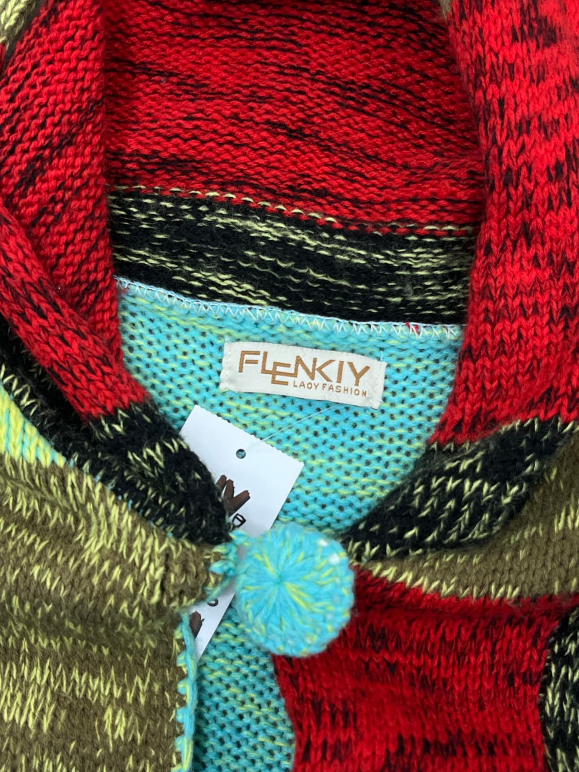 FLENKIY 빈티지 후드 가디건 상품이미지4