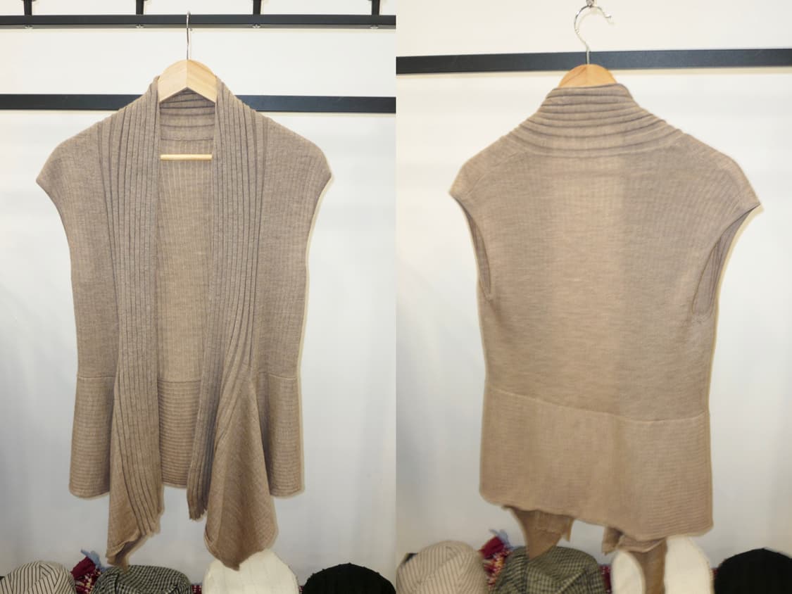 Open vest cardigan 상품이미지7