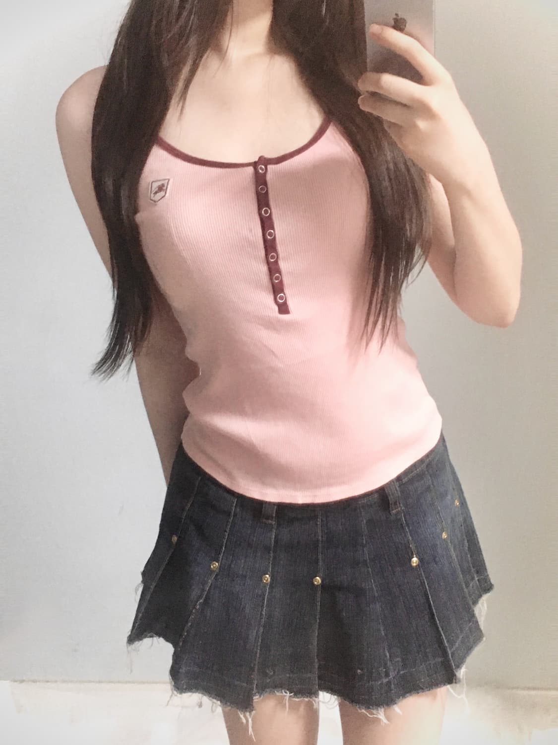 버버리 블루라벨 핑크 슬리브리스 상품이미지3