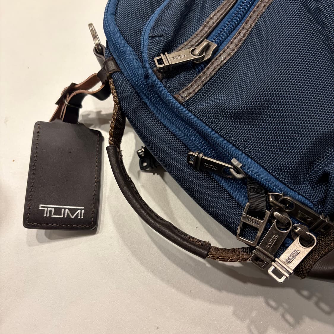 TUMI 투미 네이비 2WAY 브리프케이스 서류가방 백팩 상품이미지4