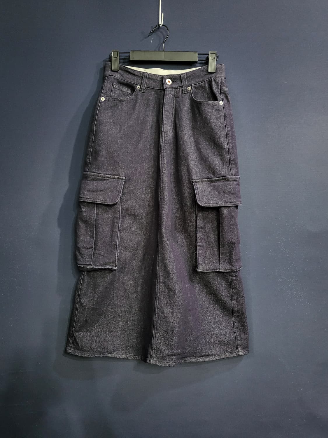 맥우드건 카고 데님스커트 상품이미지1