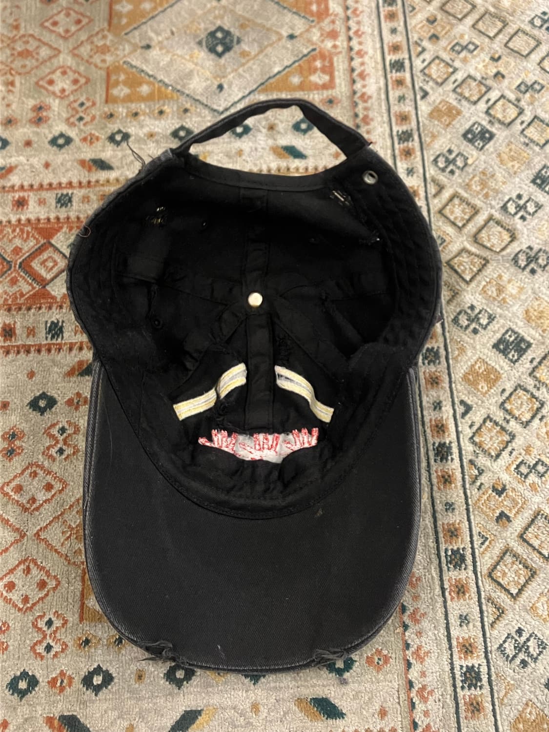 777 Fragile cap 볼캡 모자 블랙  #csz2130 상품이미지3