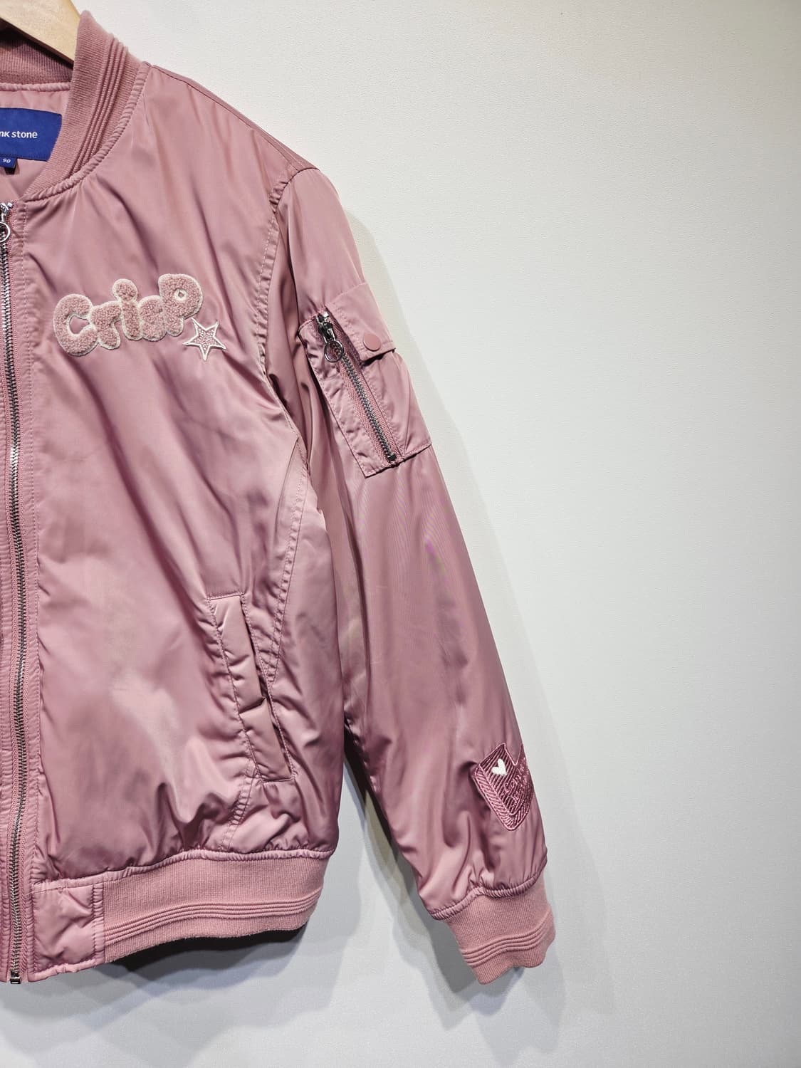 Frank Stone 핑크색 봄버 자켓_90 상품이미지4