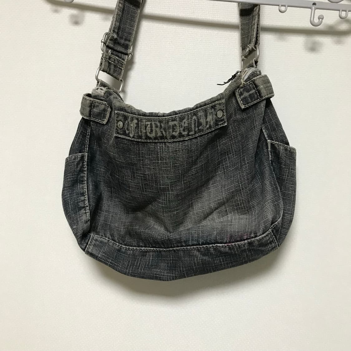 Grunge 2pocket shoulder bag 상품이미지4