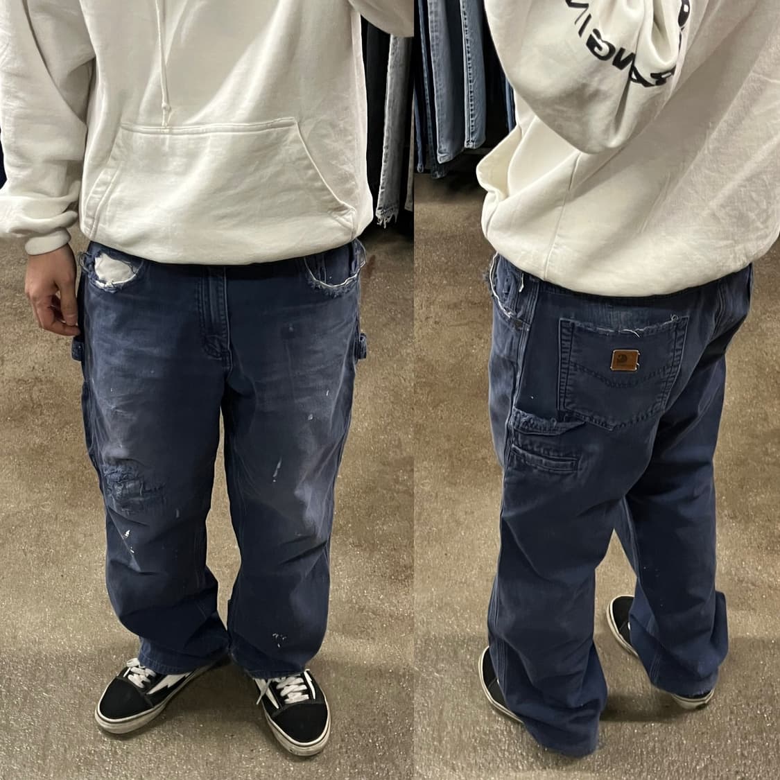 Carhartt 데미지 카펜터 팬츠 (34“) 상품이미지8