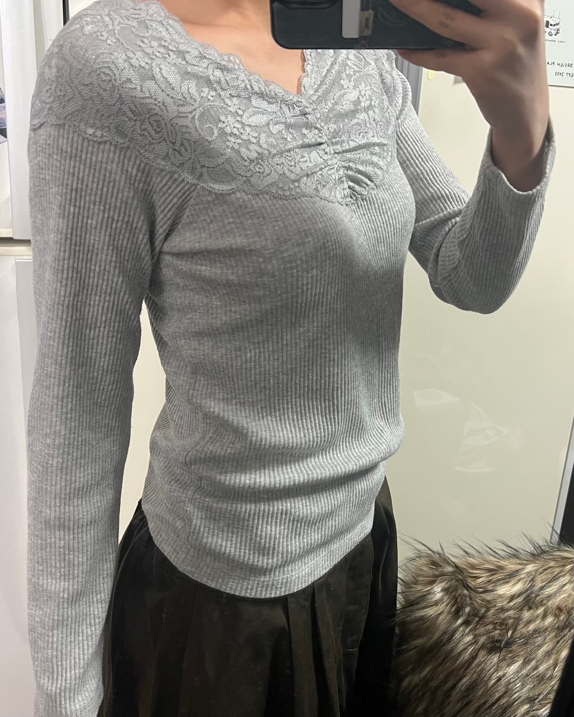 (🎉연말 세일) 레이스 롱슬리브 상품이미지1