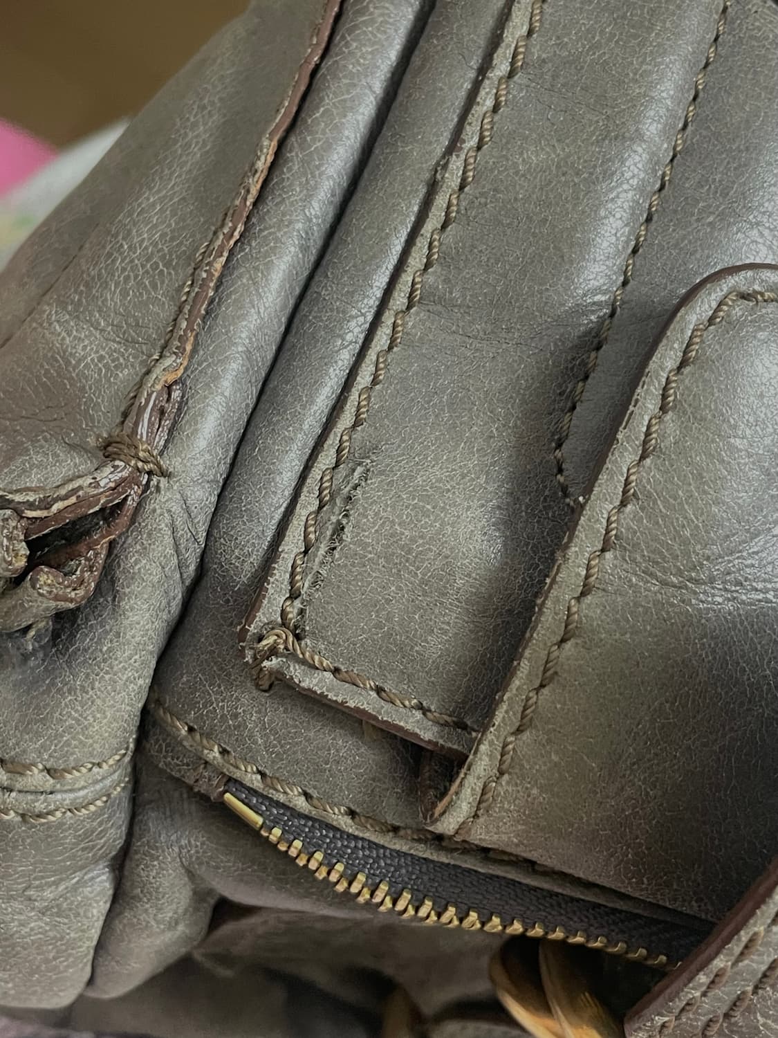 끌로에 그레이 도트백 패딩턴백 상품이미지8