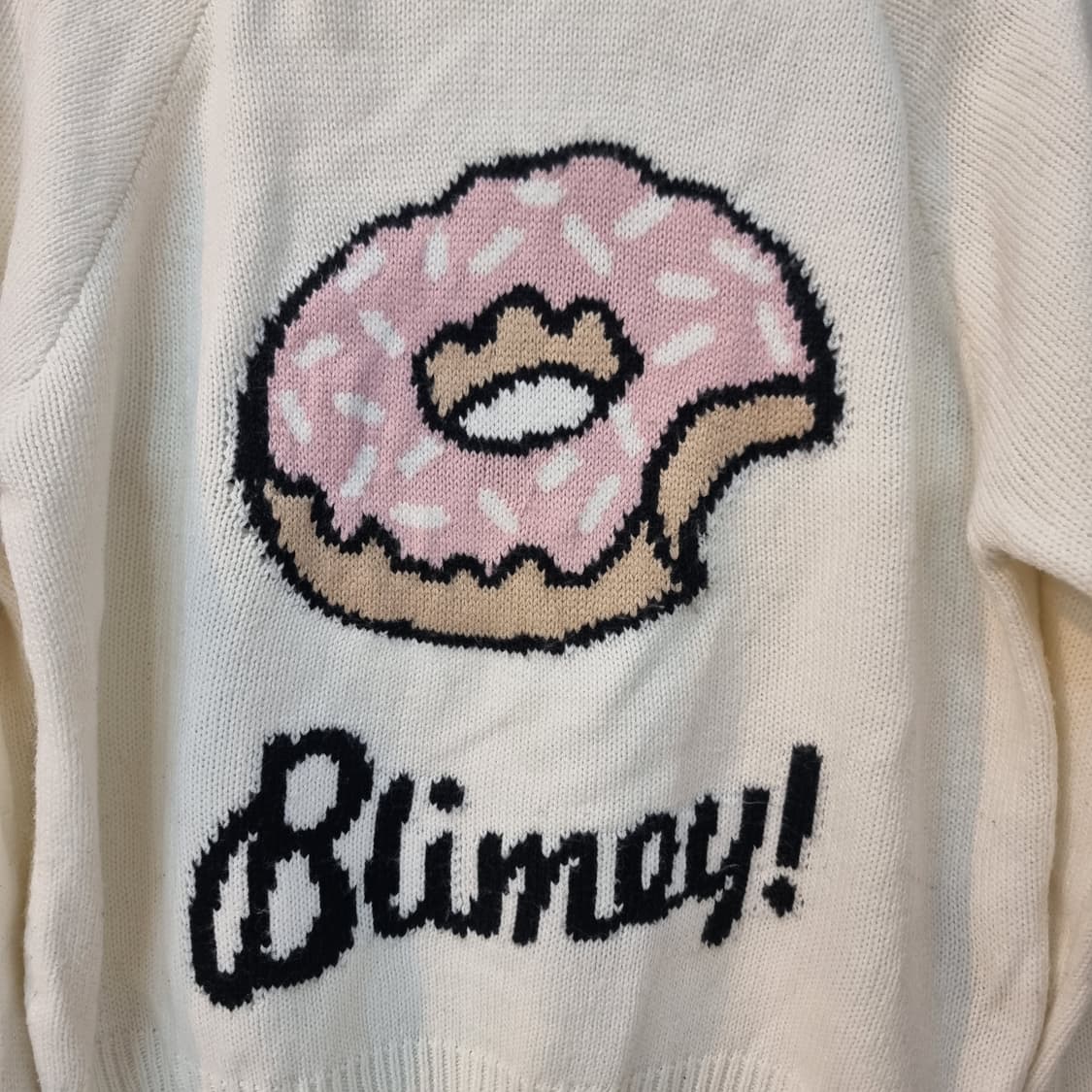 스윗 도넛 니트 아이보리 상품이미지2