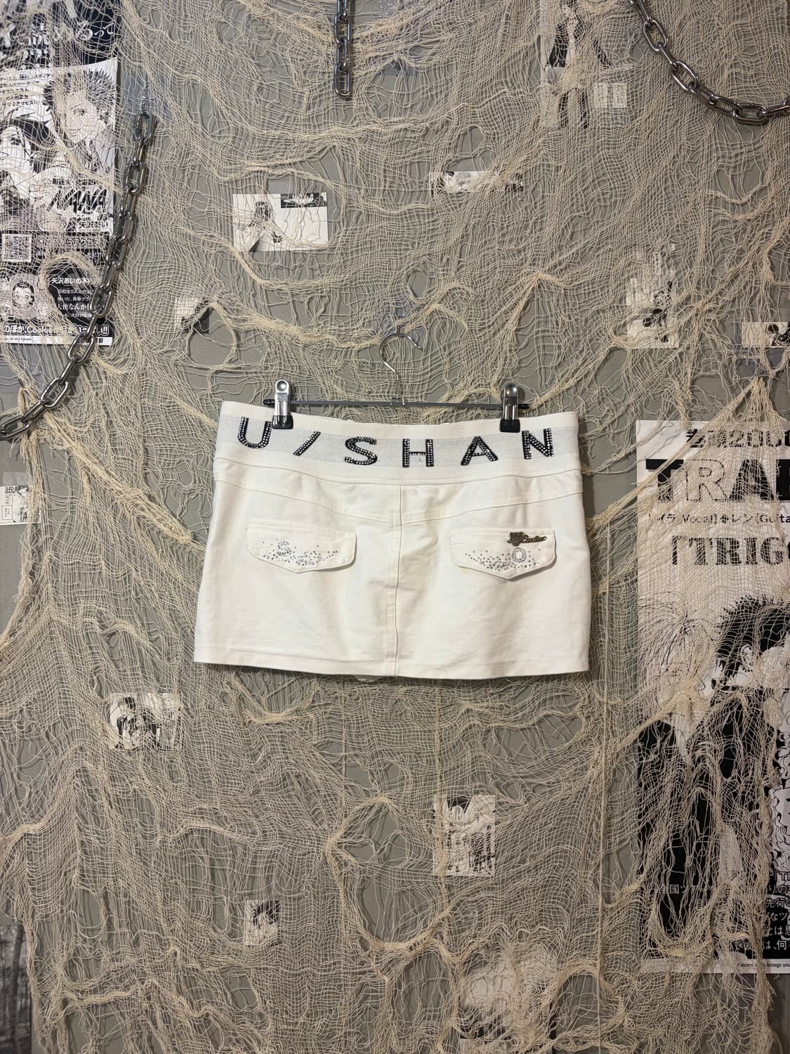 Y2K Studd Cross cubic Mini Skirt 상품이미지2