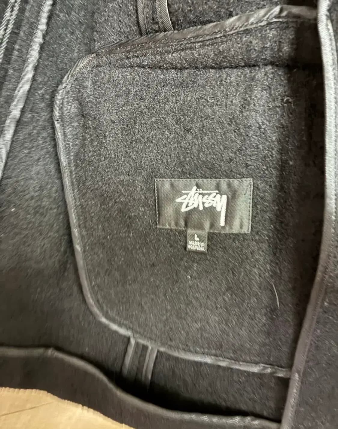 [L]스투시 울블레이저 블랙 상품이미지3