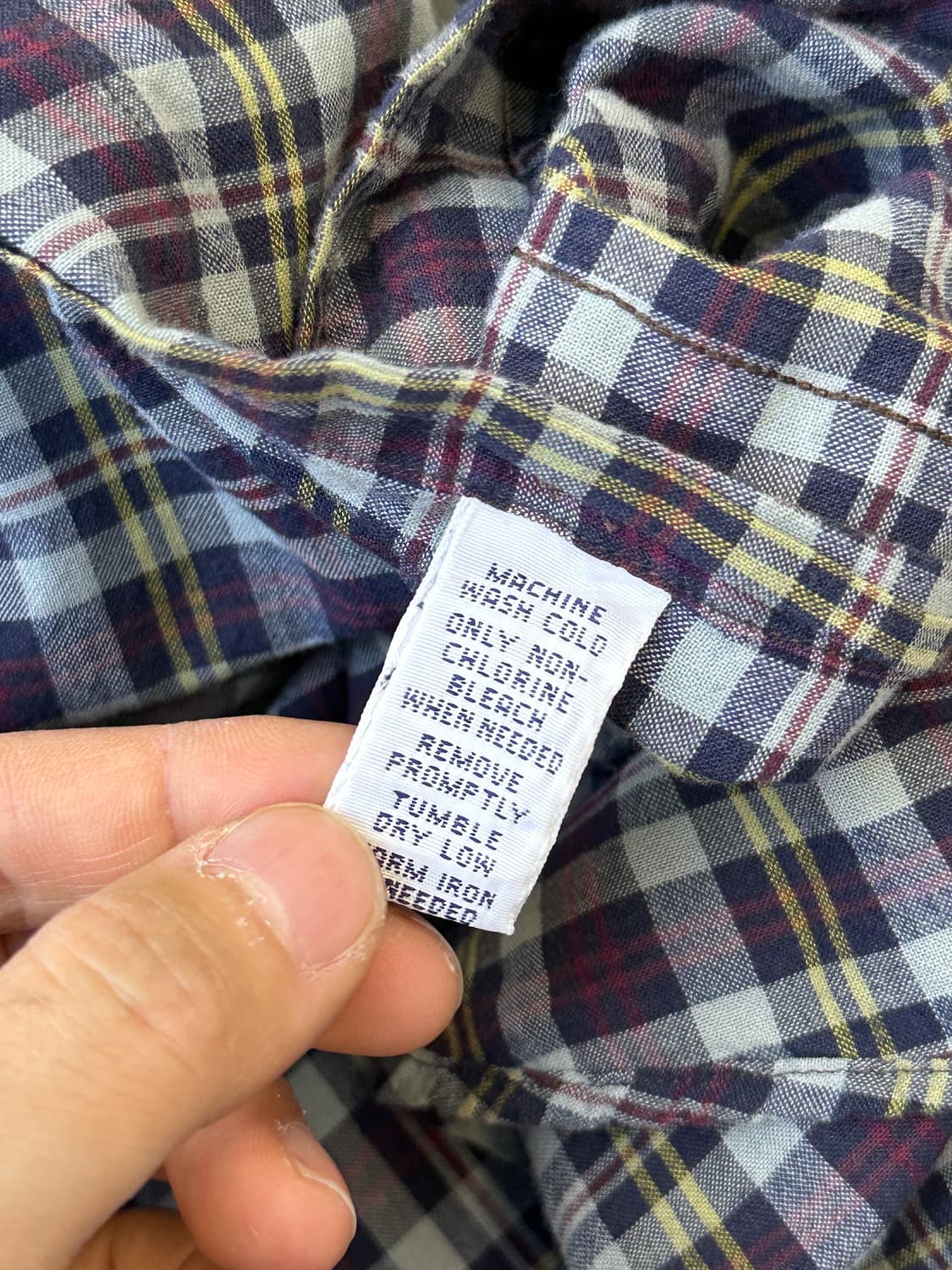 폴로랄프로렌 3XB 타탄 체크 빅 셔츠 상품이미지6