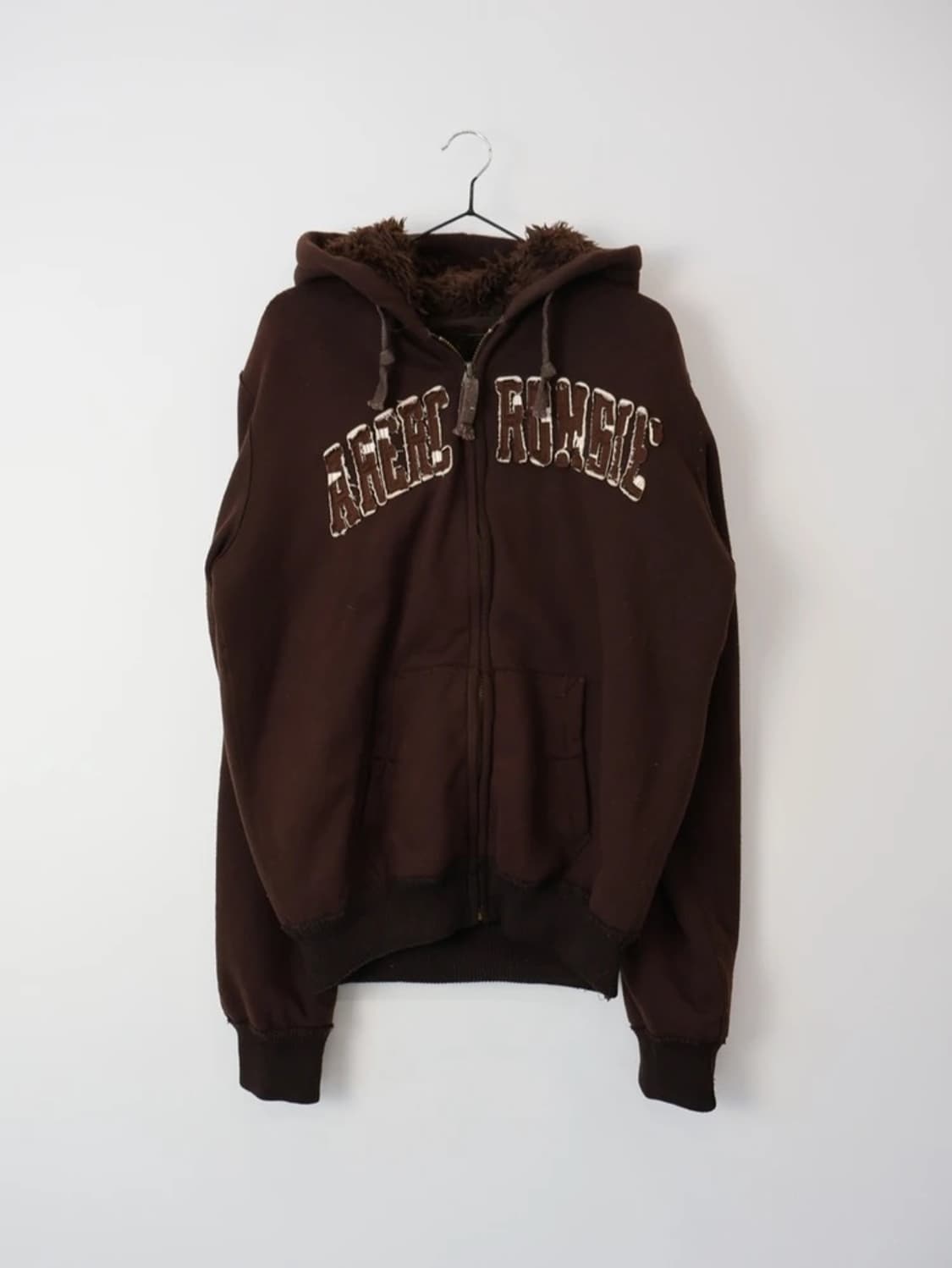00s Abercrombie Wolf Logo Zip Hoodie 상품이미지3
