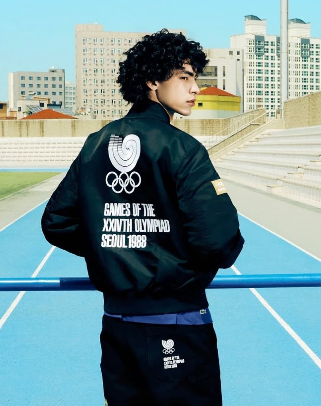 라코스테 1988 서울 올림픽 스페셜 봄버 자켓 상품이미지3