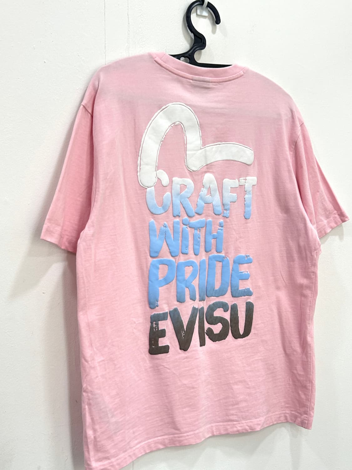 에비수 EVISU 프린팅 반팔티 100 L 연핑크 상품이미지5