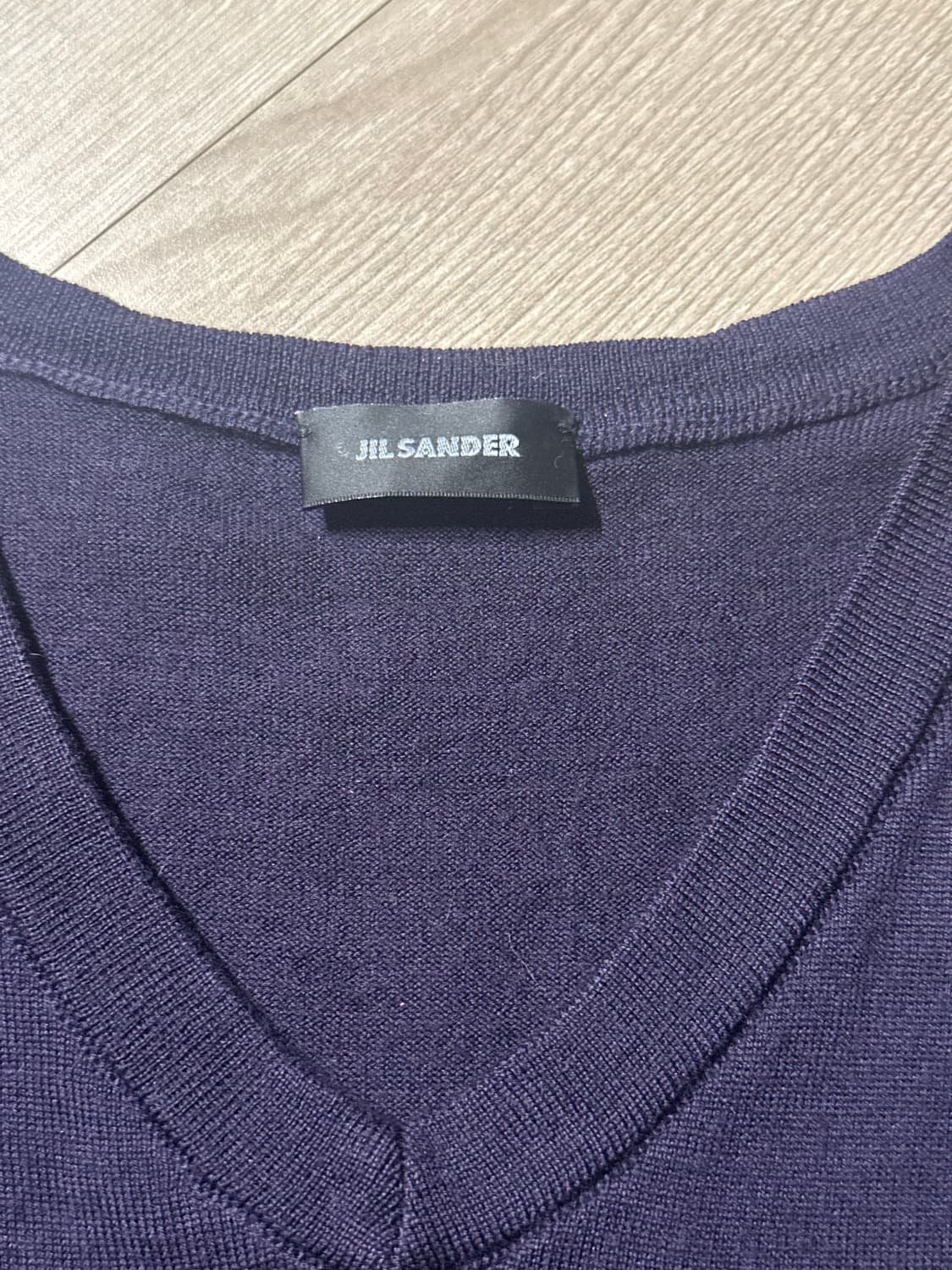 (50) 질샌더 by 라프시몬스 브이넥 니트 상품이미지2