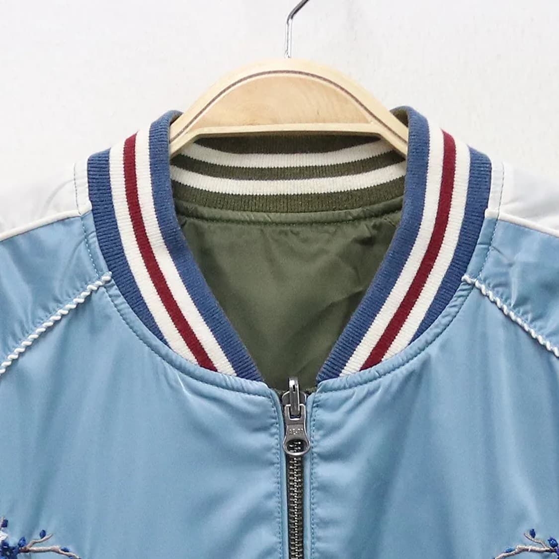 리버서블 자수 항공 점퍼 61283 상품이미지3