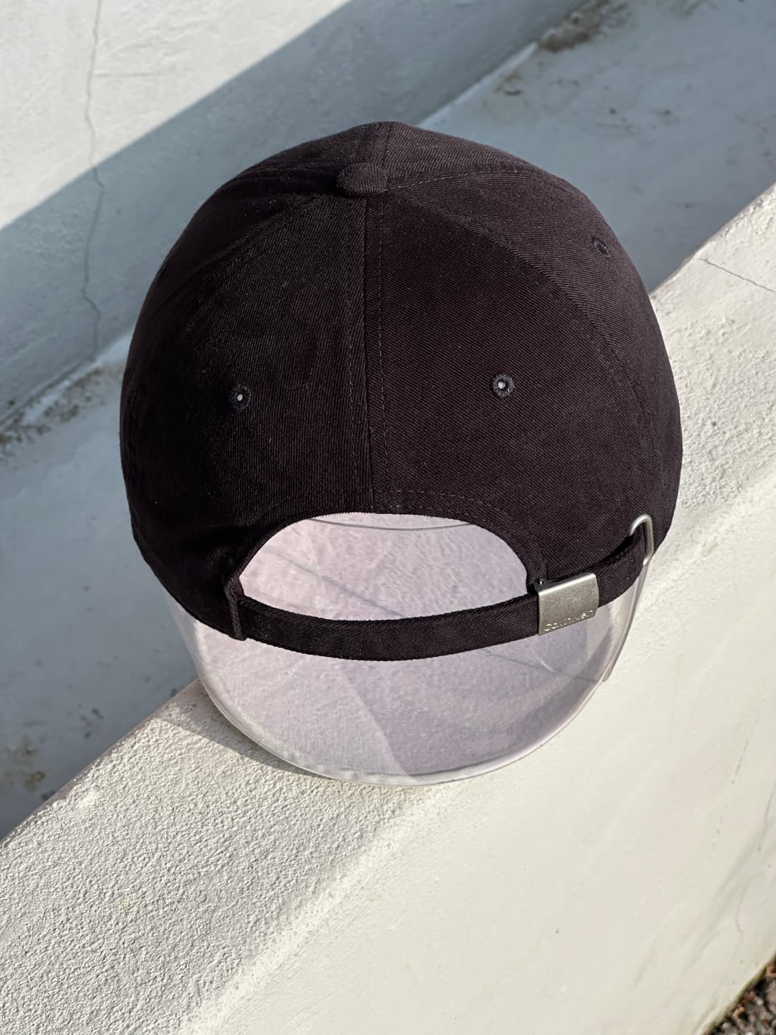 [M-L] 캘빈클라인 CK 로고 블랙 볼캡 모자 상품이미지4