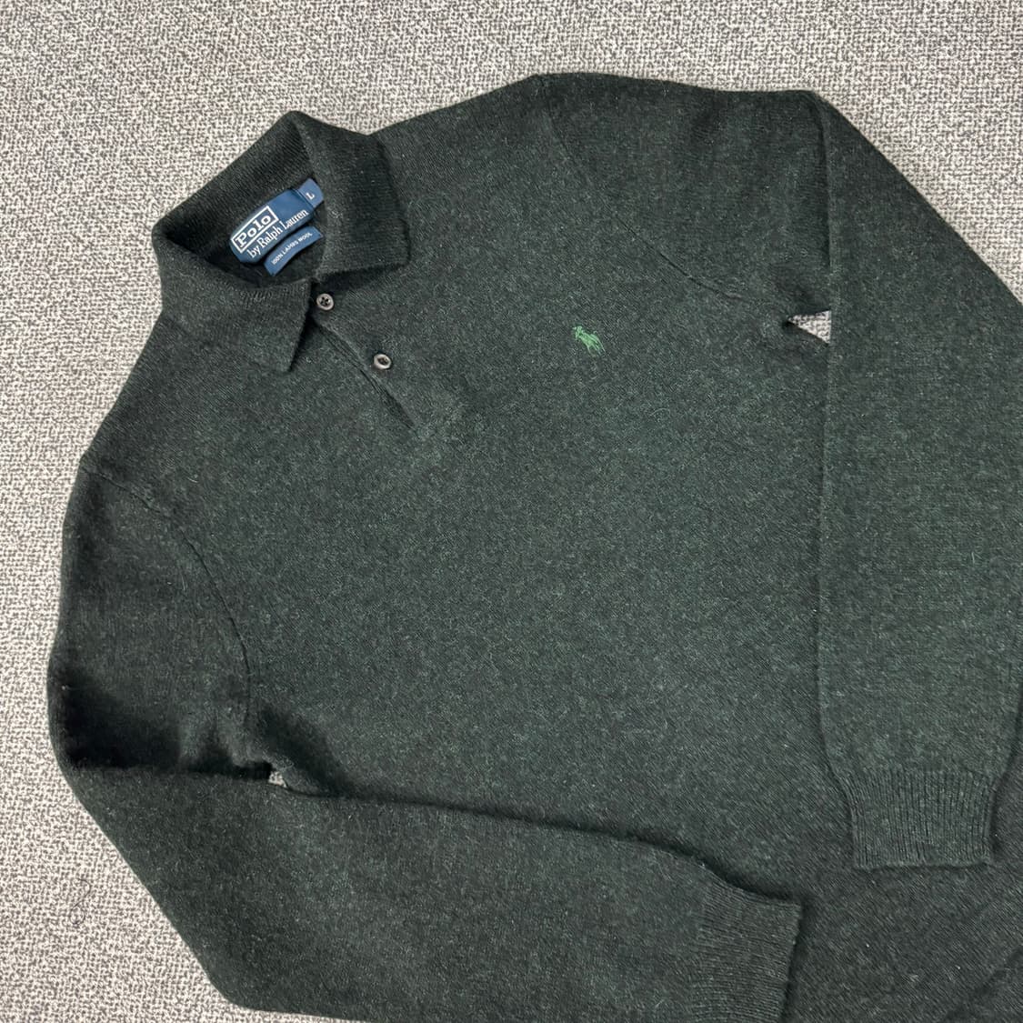 폴로 랄프로렌 램스울 카라 니트 스웨터 상품이미지2