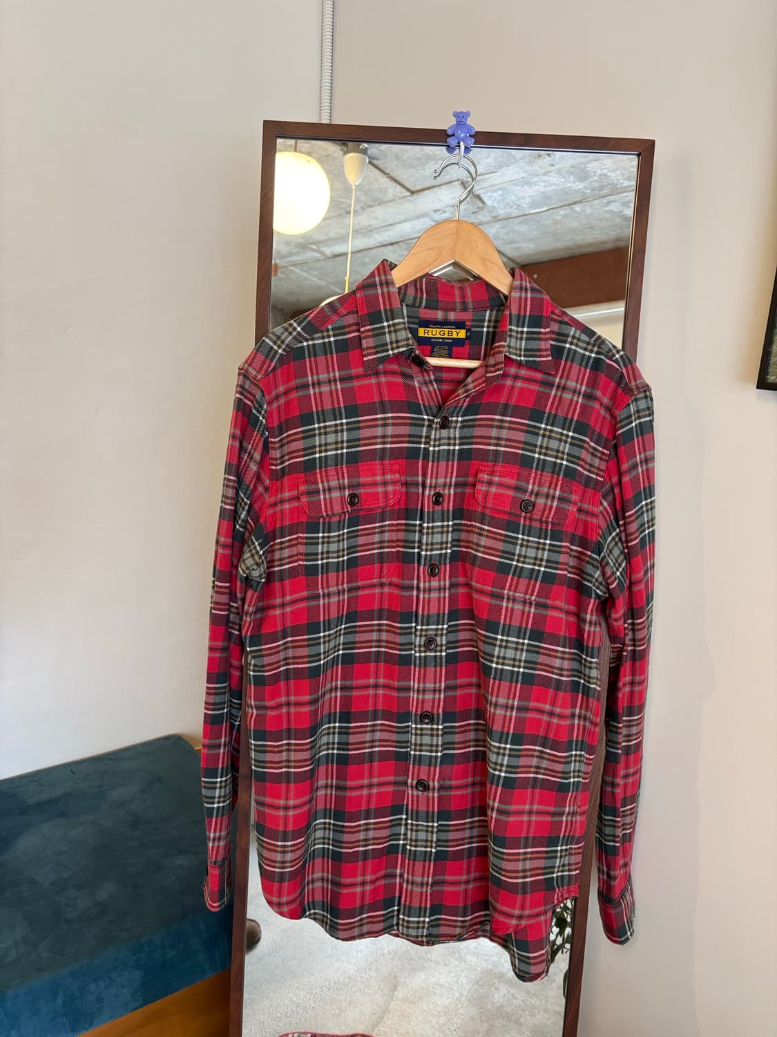 랄프로렌 럭비 체크 셔츠 상품이미지2