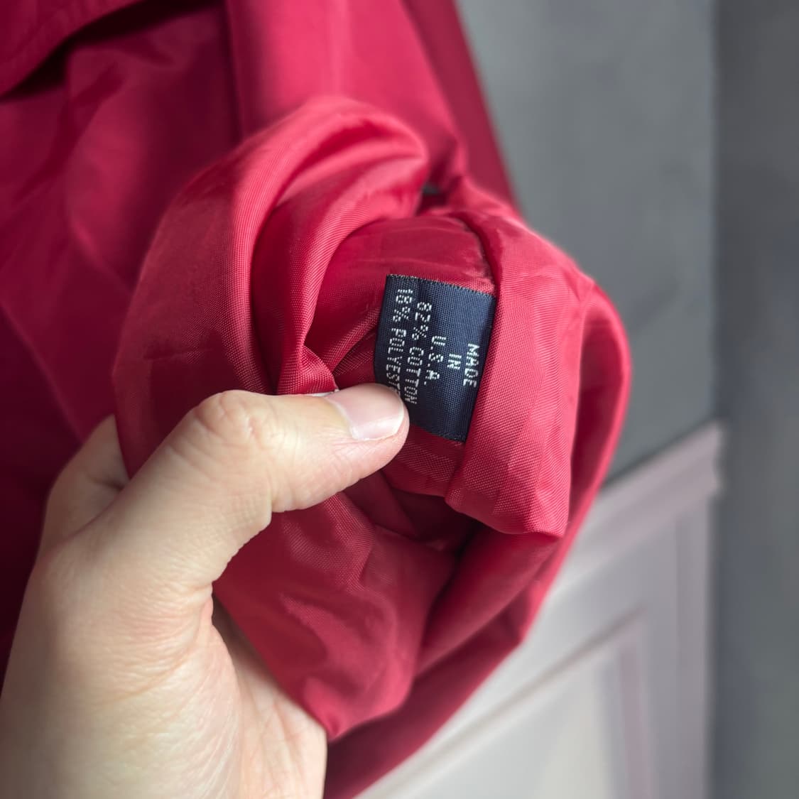 폴로 랄프로렌 폴로 스포츠 아노락 바람막이 버건디 레드 상품이미지3