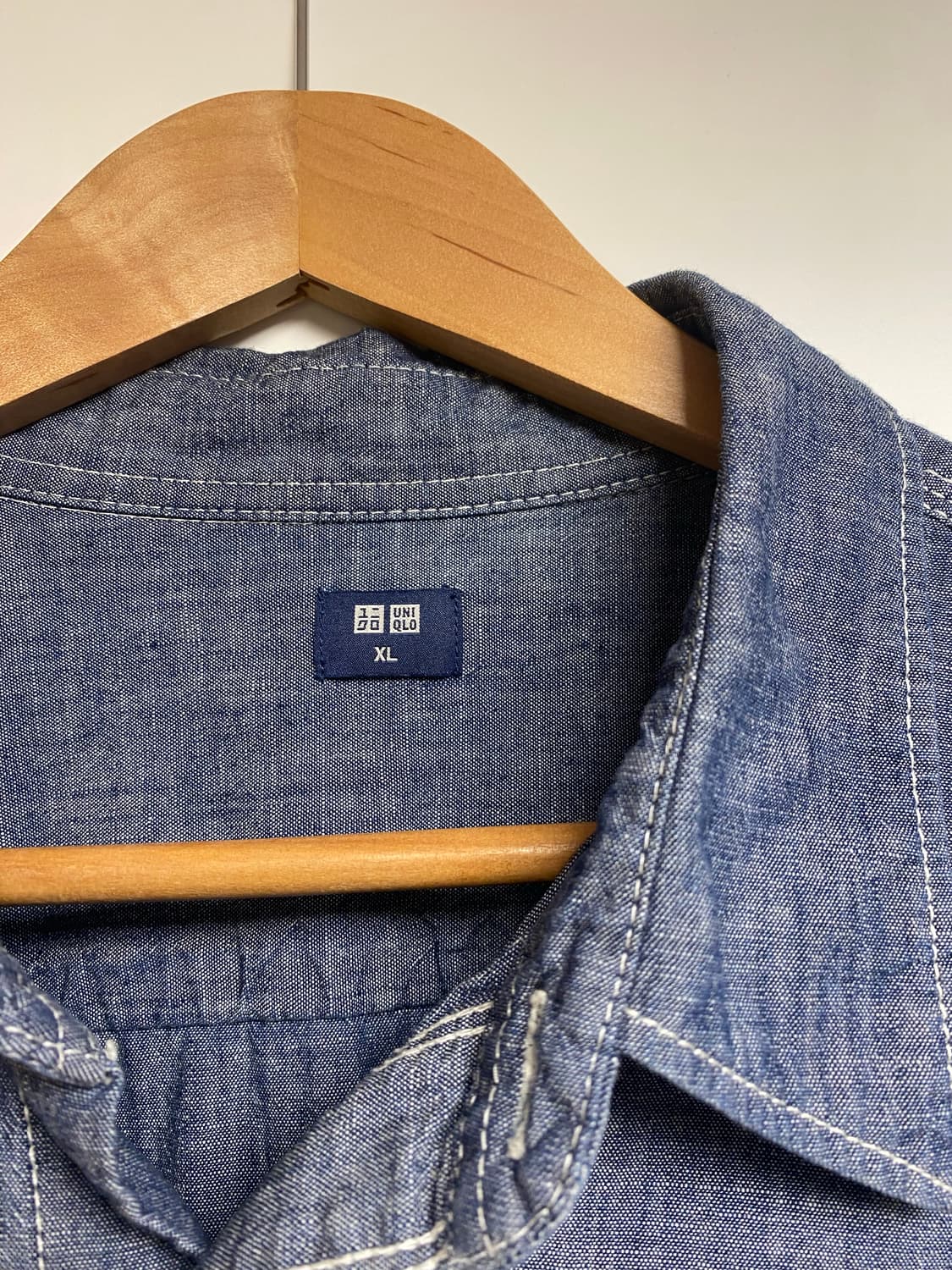 유니클로 샴브레이 셔츠 XL 상품이미지2