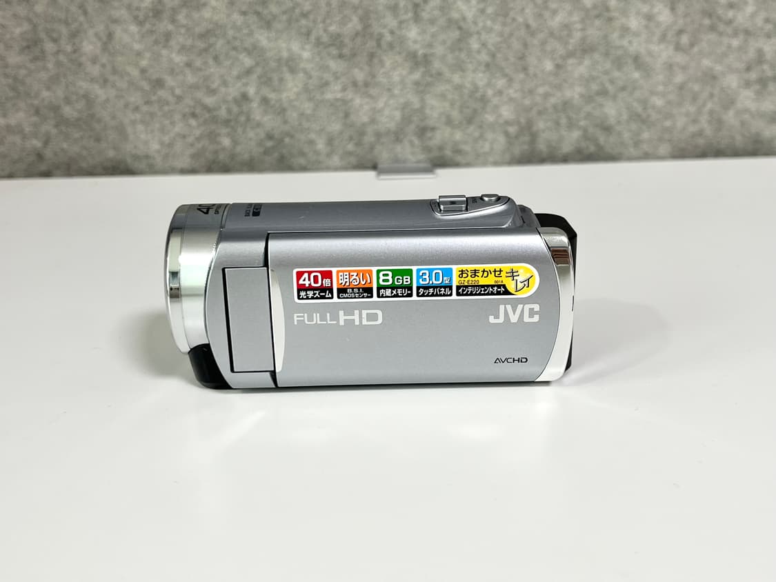A급/ 희귀기종 / Jvc gz e220 빈티지 캠코더 실버 상품이미지3