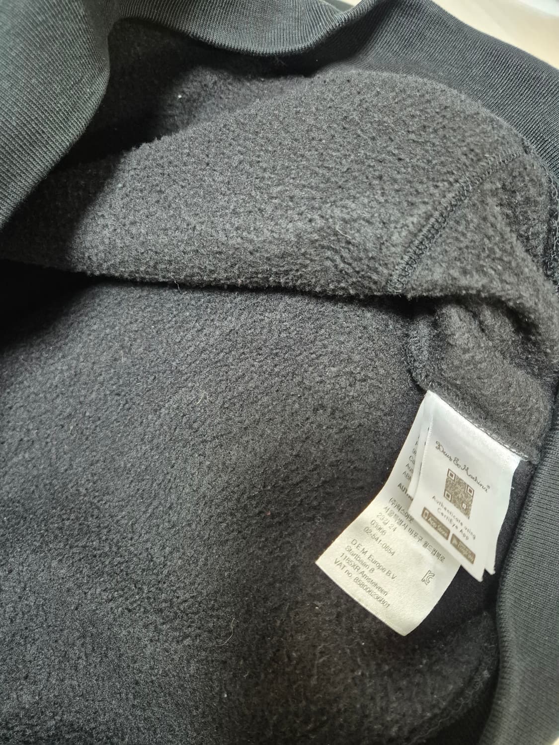 [XL] 데우스 엑스 마키나 서울 후드티 블랙 상품이미지7