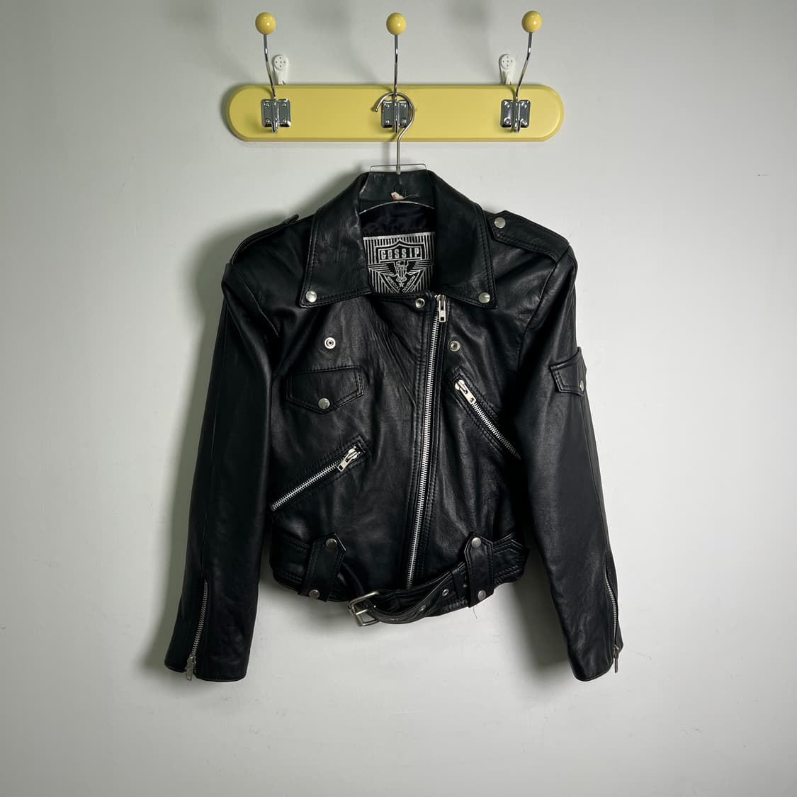 GOSSIP 빈티지 레더 라이더 자켓 M 상품이미지1