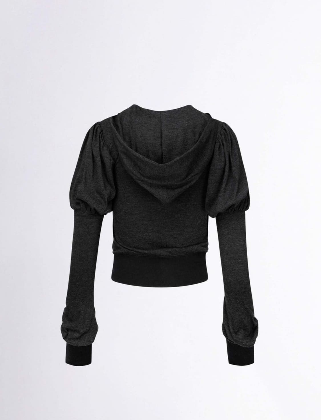 스컬프터 Solid Zip-Up Hoodie 차콜 상품이미지3