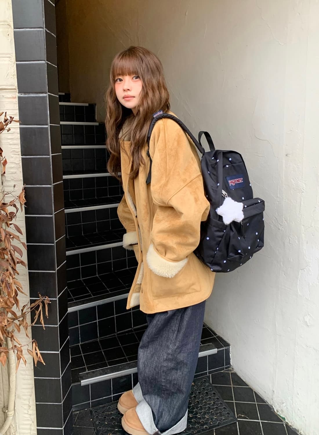 잔스포츠 땡땡이 도트 폴카닷 슈퍼브레이크 백팩 상품이미지2