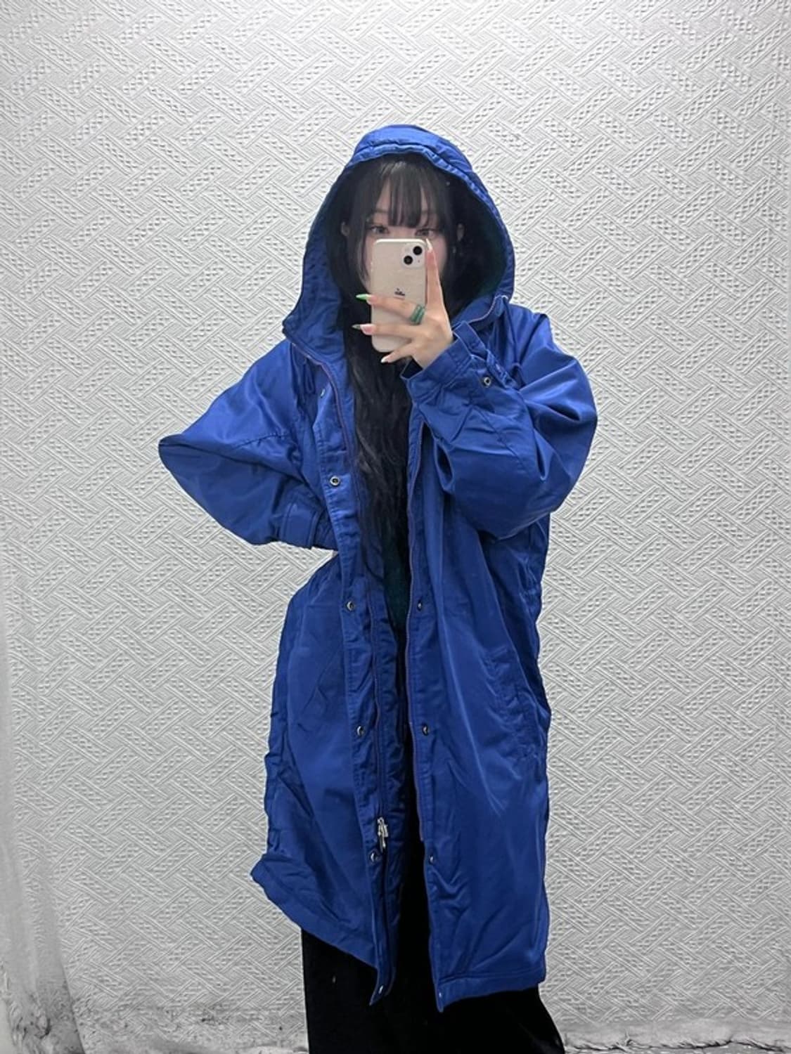 나이키 올드스쿨 키치 보헤미안 패턴 로고 돕바 패딩 100 C08928 상품이미지2