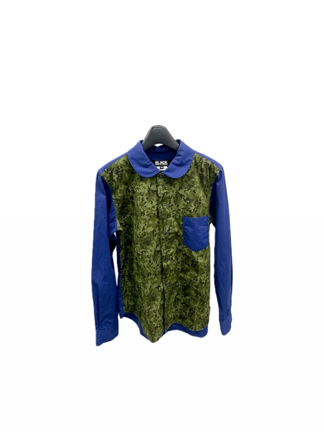 꼼데가르송 블랙 패치워크 카모 셔츠  상품이미지1