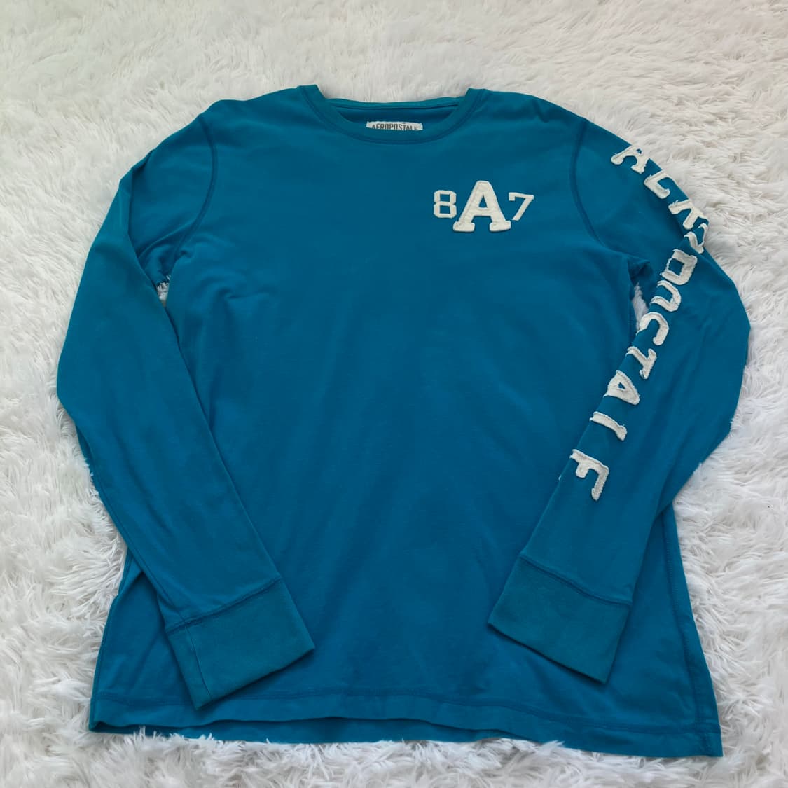 빈티지 포스텔 스카이 긴팔 750 y2k 스트릿 갸루 펑키 일본빈티지 상품이미지3