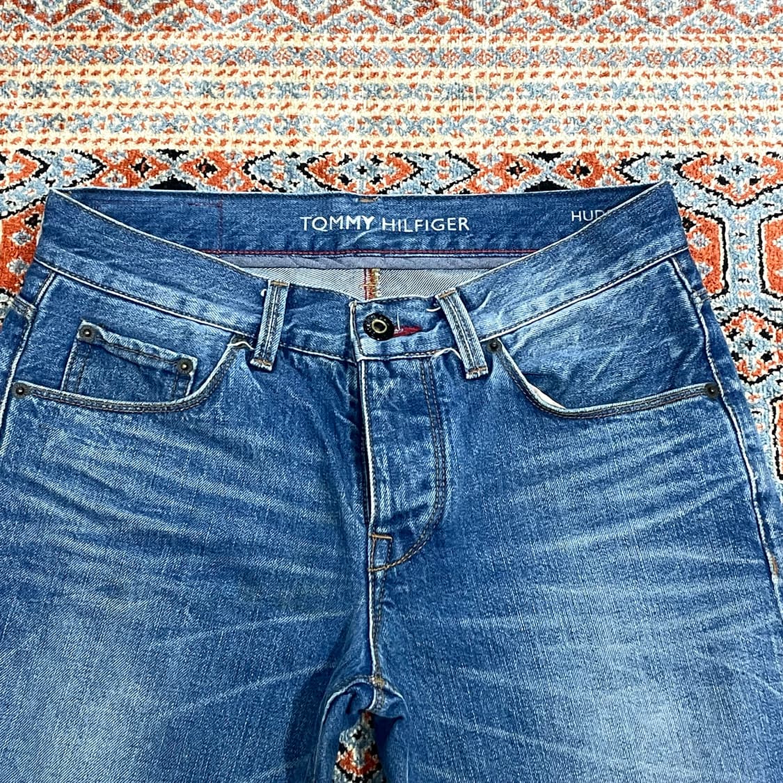 타미힐피거 중청 워싱 데님팬츠 허리 30 상품이미지2