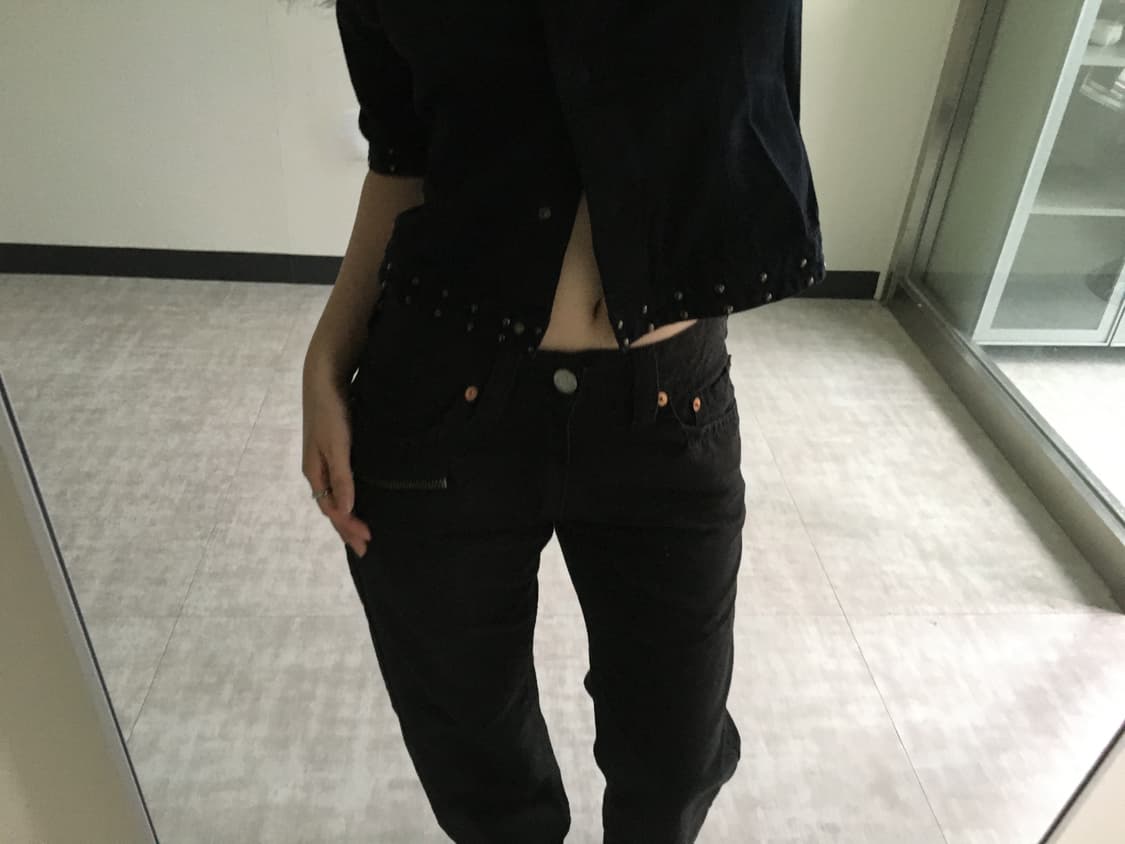 levi’s) straight jeans black 상품이미지6
