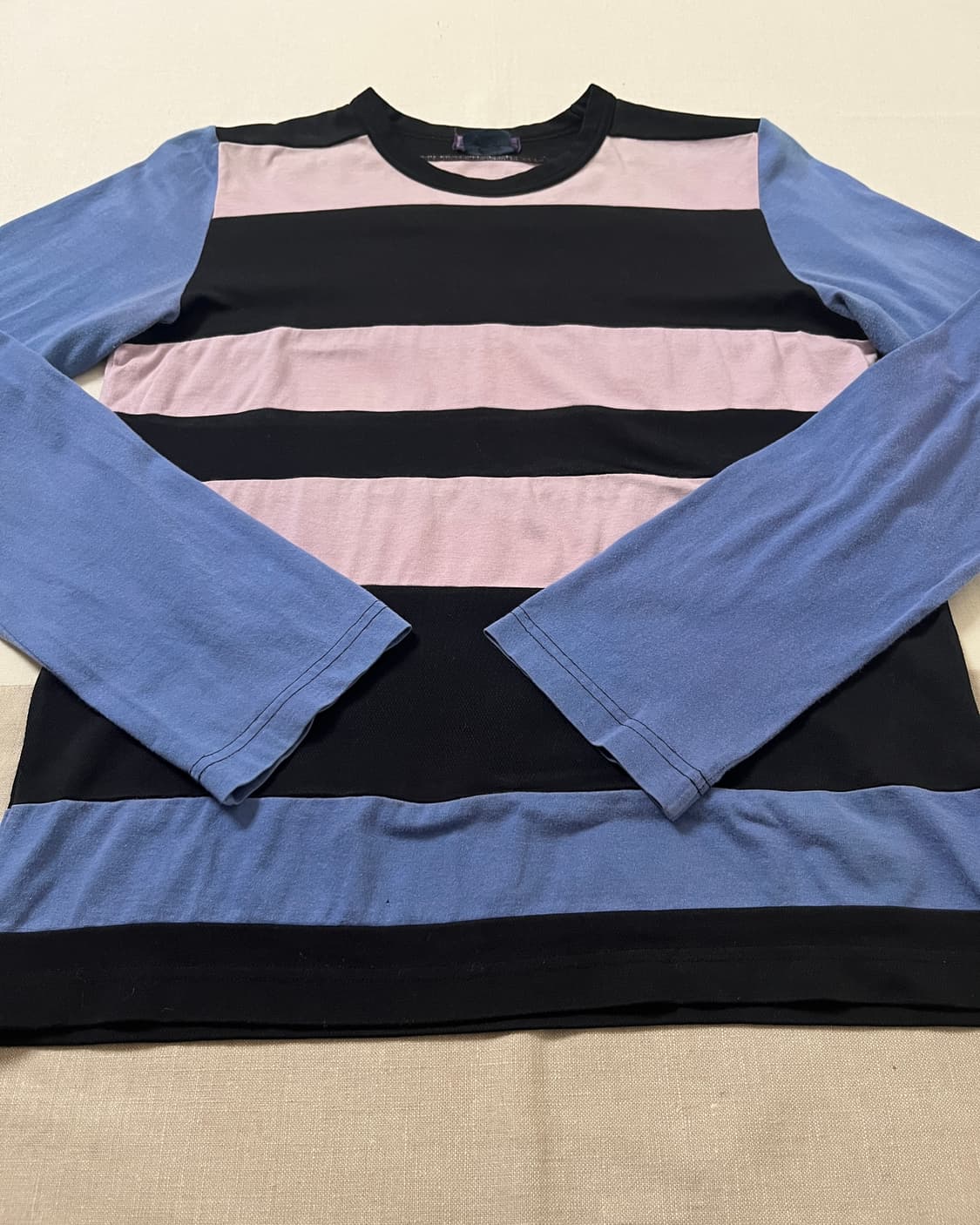 꼼데가르송 컬러블럭 롱슬리브 티셔츠 comme des garcons 상품이미지3