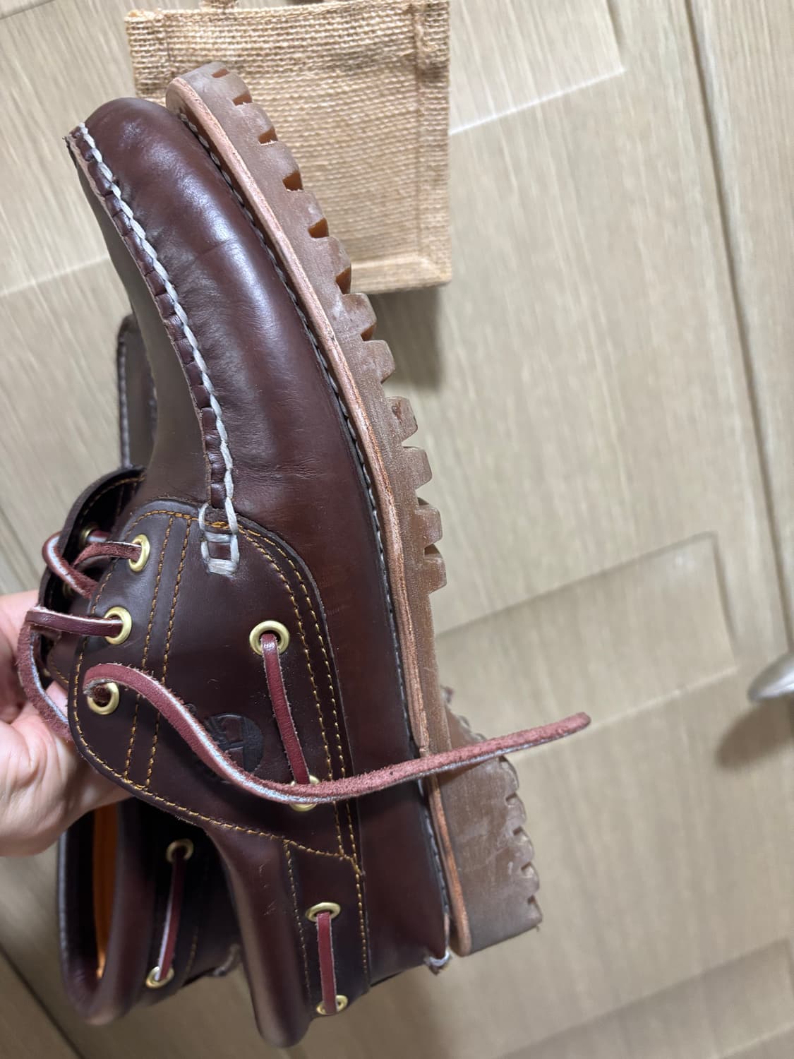 팀버랜드 3아이 보트슈즈 브라운 상품이미지4