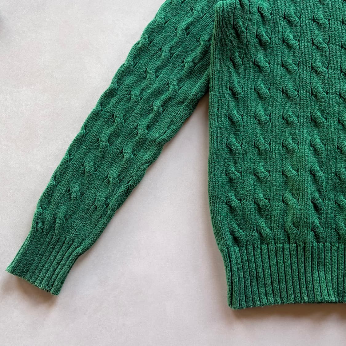 [M]폴로 랄프로렌 꽈배기 케이블 코튼 니트 상품이미지5