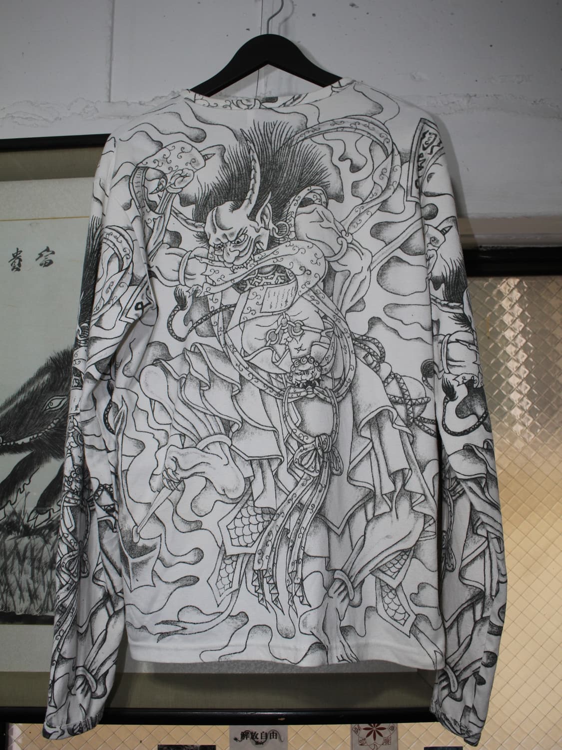 오리엔탈 오니 프린팅 롱슬리브 상품이미지5